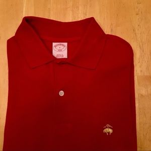 RED Brooks Brothers Polo ( Adult Small)